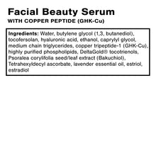 Load image into Gallery viewer, Facial Beauty Serum