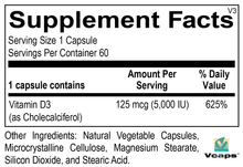 Load image into Gallery viewer, Vitamin D3 5,000 IU