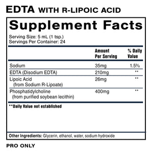 EDTA with R-Lipoic Acid