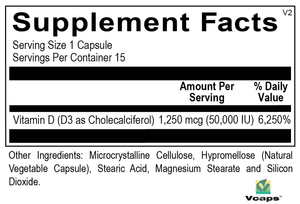 High Potency Vitamin D3 50,000 IU