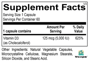 Vitamin D3 5,000 IU