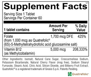 Methyl B12 with Folate