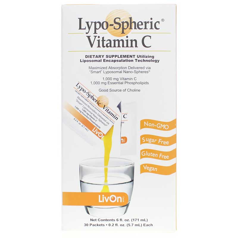 LivOn Laboratories Lypo-Spheric Vitamin C (30 packs)