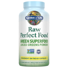 Load image into Gallery viewer, Raw Perfect Food Green Superfood 240 Capsules
