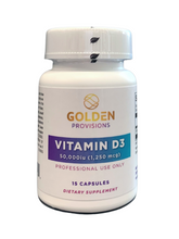 Load image into Gallery viewer, High Potency Vitamin D3 50,000 IU
