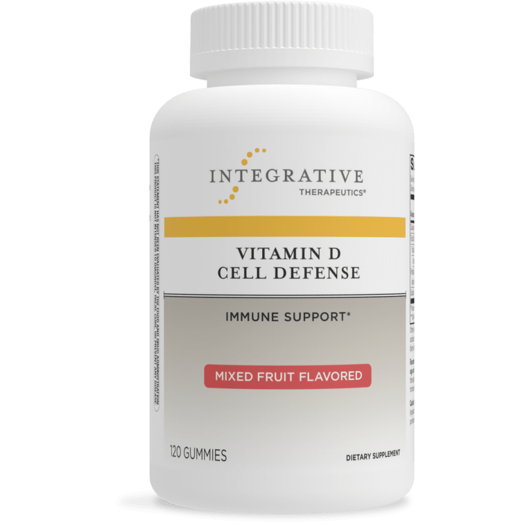 Vitamin D Cell Defense Immune Support Gummy- Mixed Fruit Flavored (120 count)